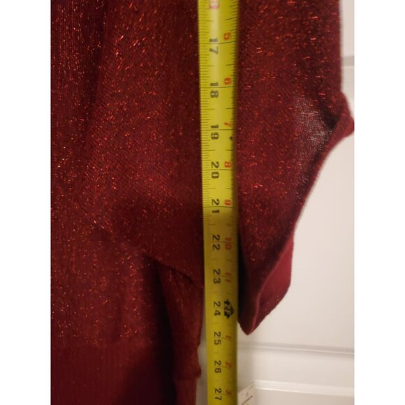 New with tags Apt. 9 Women's sparkly Holidays Red top Size 1X plus size - Picture 6 of 8
